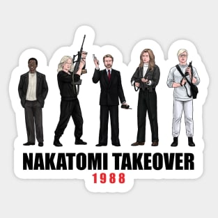 Nakatomi Takeover 1988 Sticker